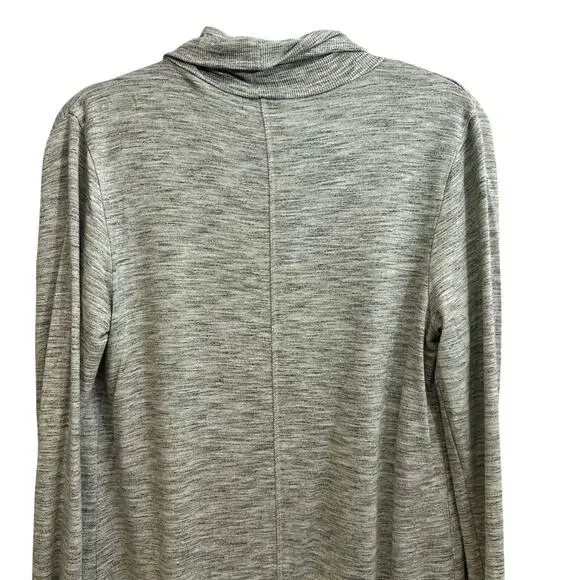 Athleta Pranayama Restore Wrap Open Cardigan Gray Small Pockets Cozy Cottage - Picture 4 of 7